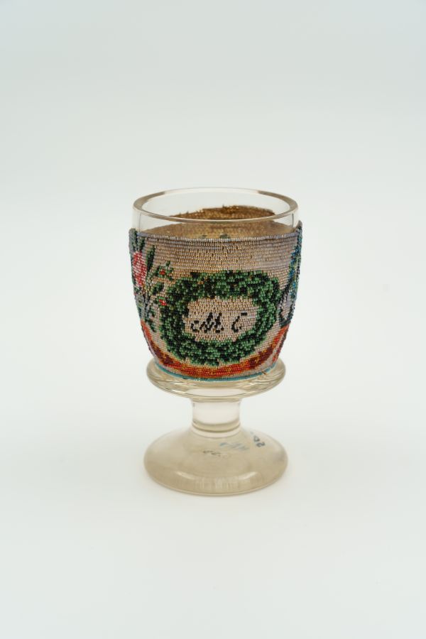 Beaded Goblet-glass