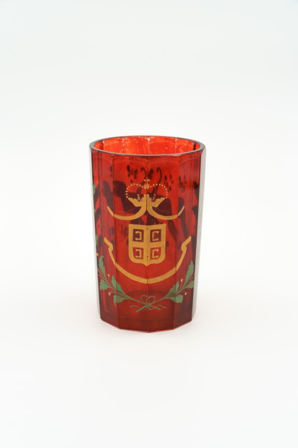 Tumbler with the coat of arms of the Principality of Serbia1